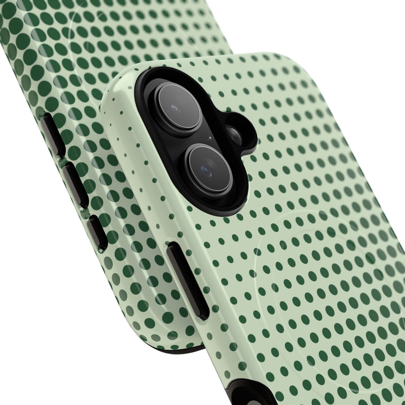 Matcha Halftone Magnetic Phone Case by etchd, view 87