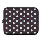 Blue & Plum Polka Dot Laptop Sleeve