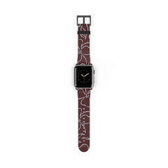 Blue & Cherry Floral Cinturino per smartwatch di etchd