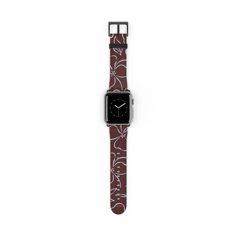 Blue & Cherry Floral Cinturino per smartwatch di etchd