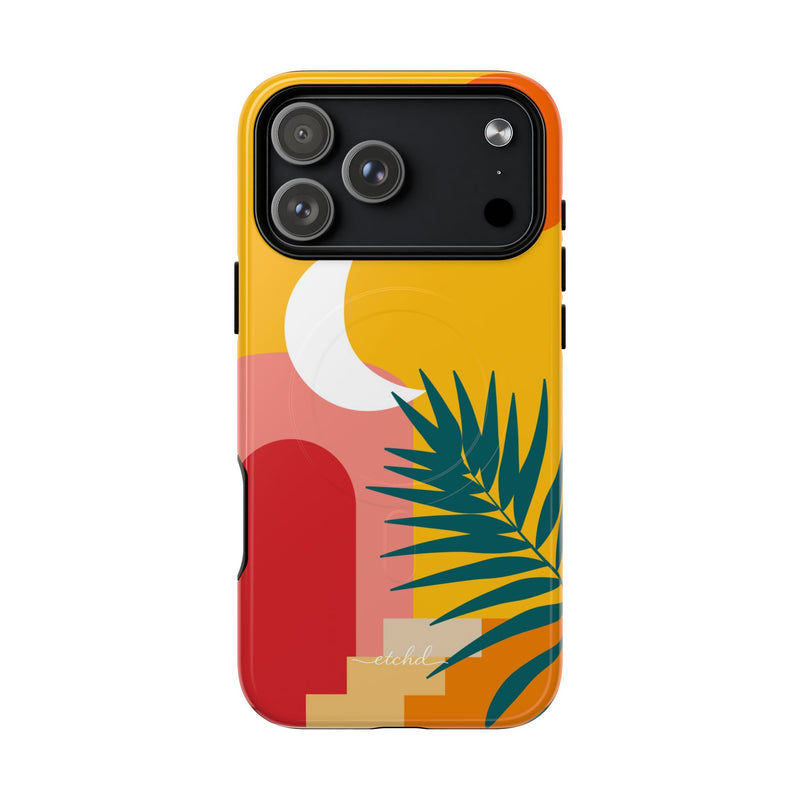 Tropical Sunset Magnetic Phone Case by etchd, view 16