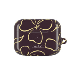 Plum & Butter Floral AirPod Case by etchd