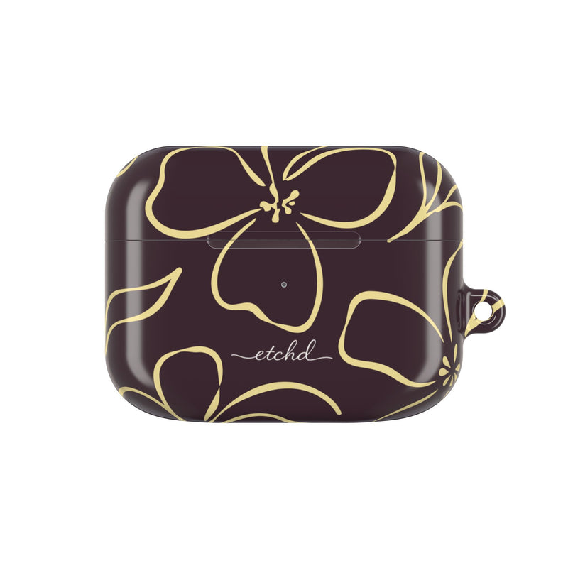 Plum & Butter Floral AirPod Case by etchd