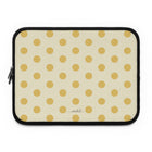 Butter & Cream Polka Dot Laptop Sleeve
