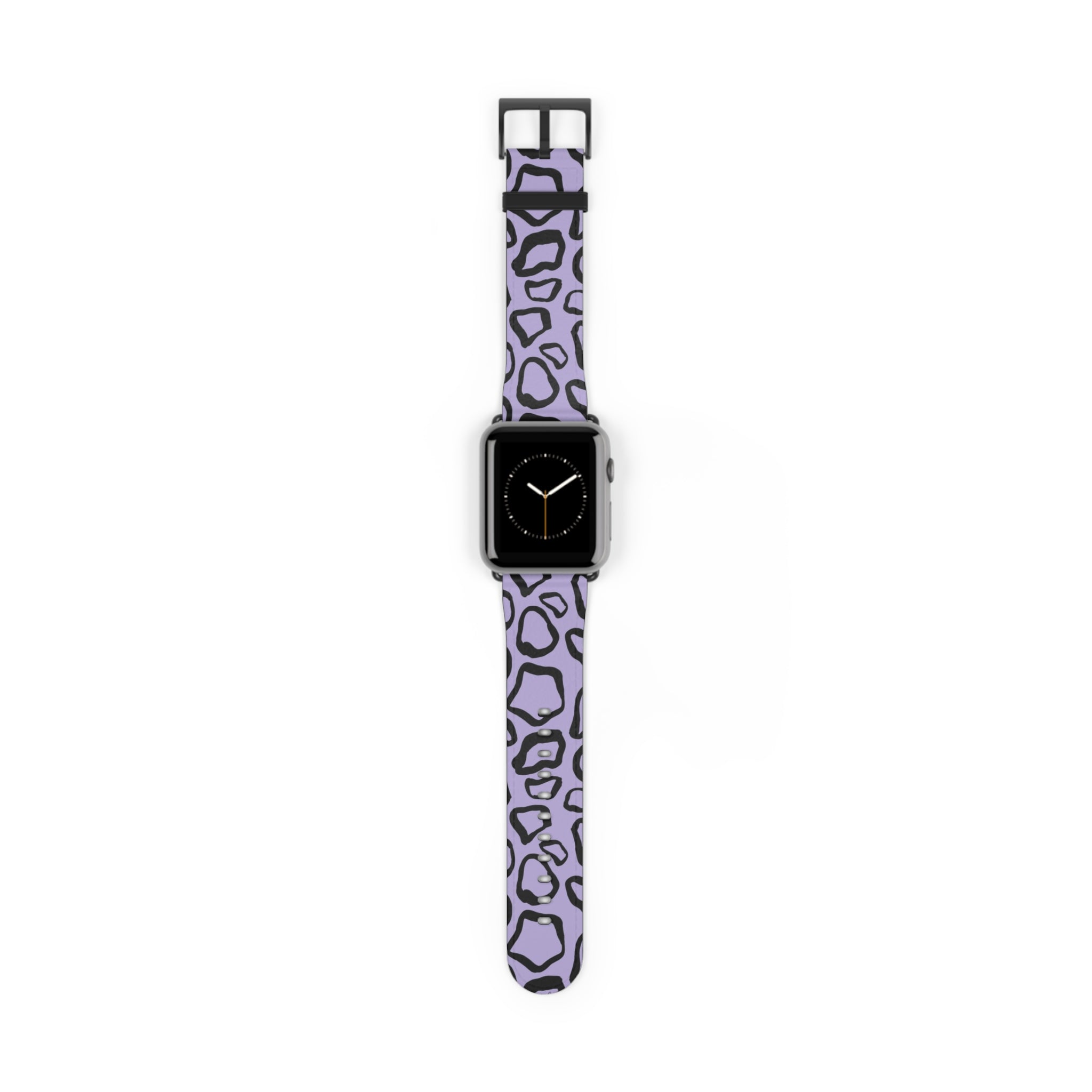 Abstract Print Lavender Smartwatch Strap by etchd, view 2