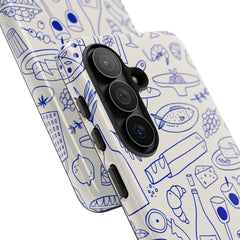 Food Pattern Phone Case by etchd, view 209