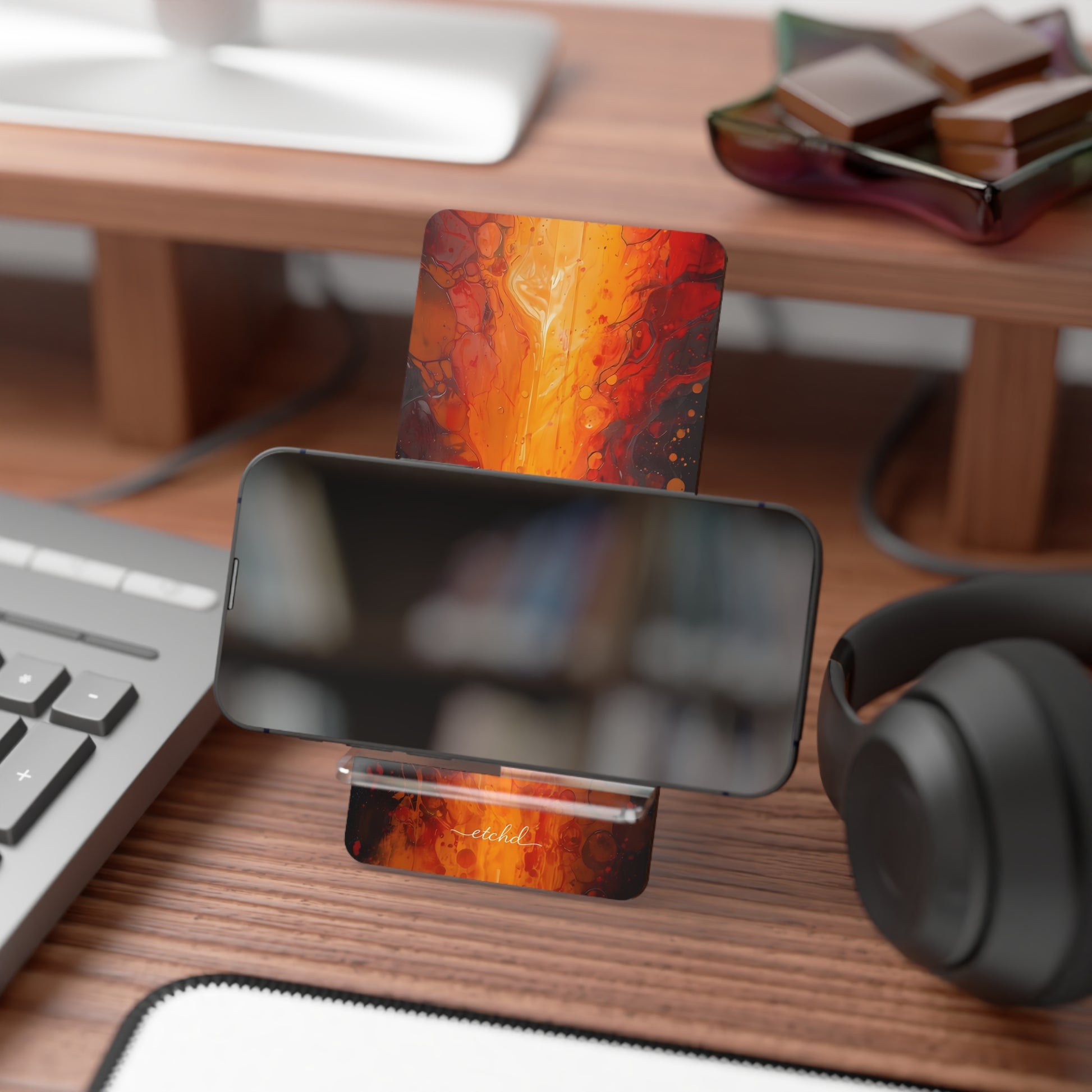Molten Core Phone Stand by etchd, view 4