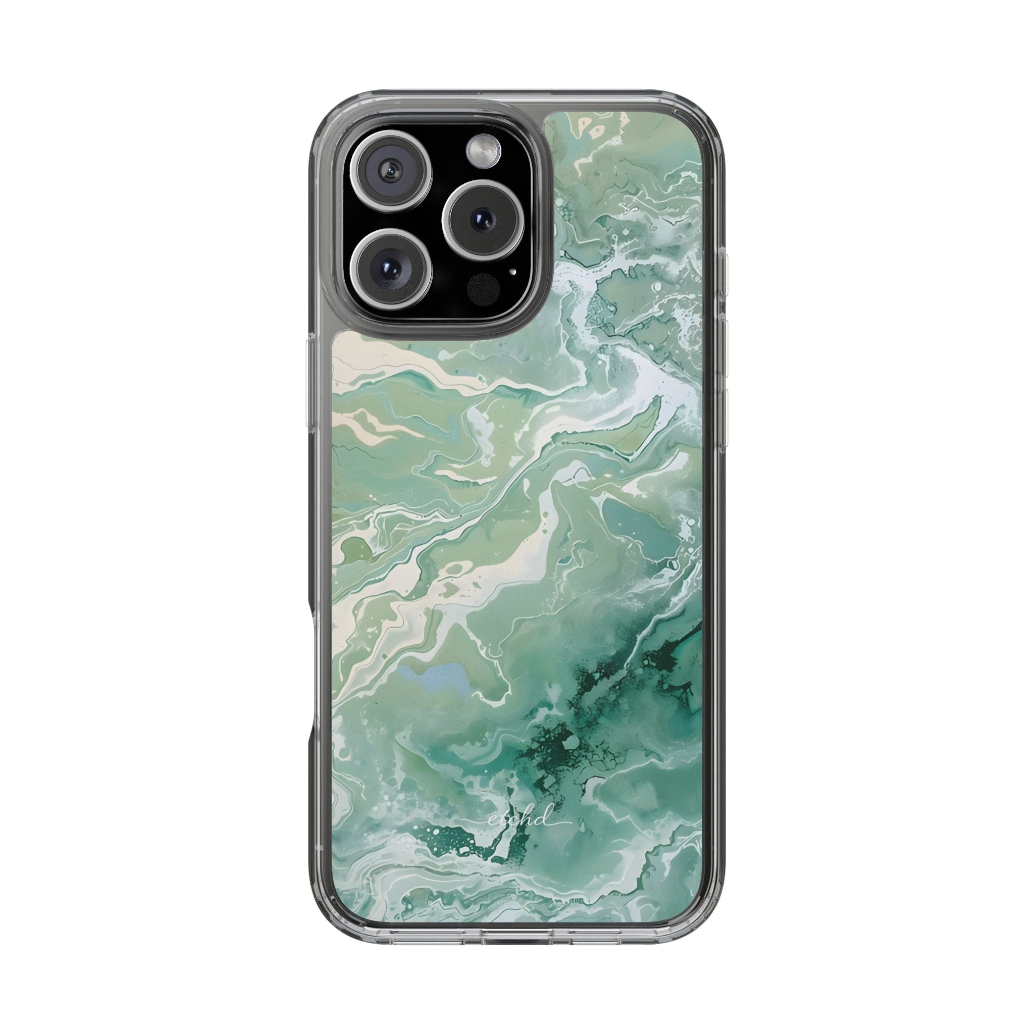 Tide Pool Clear Phone Case by etchd