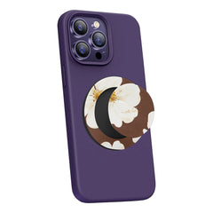 Mocha Blossom Phone Grip And Stand by etchd, view 4