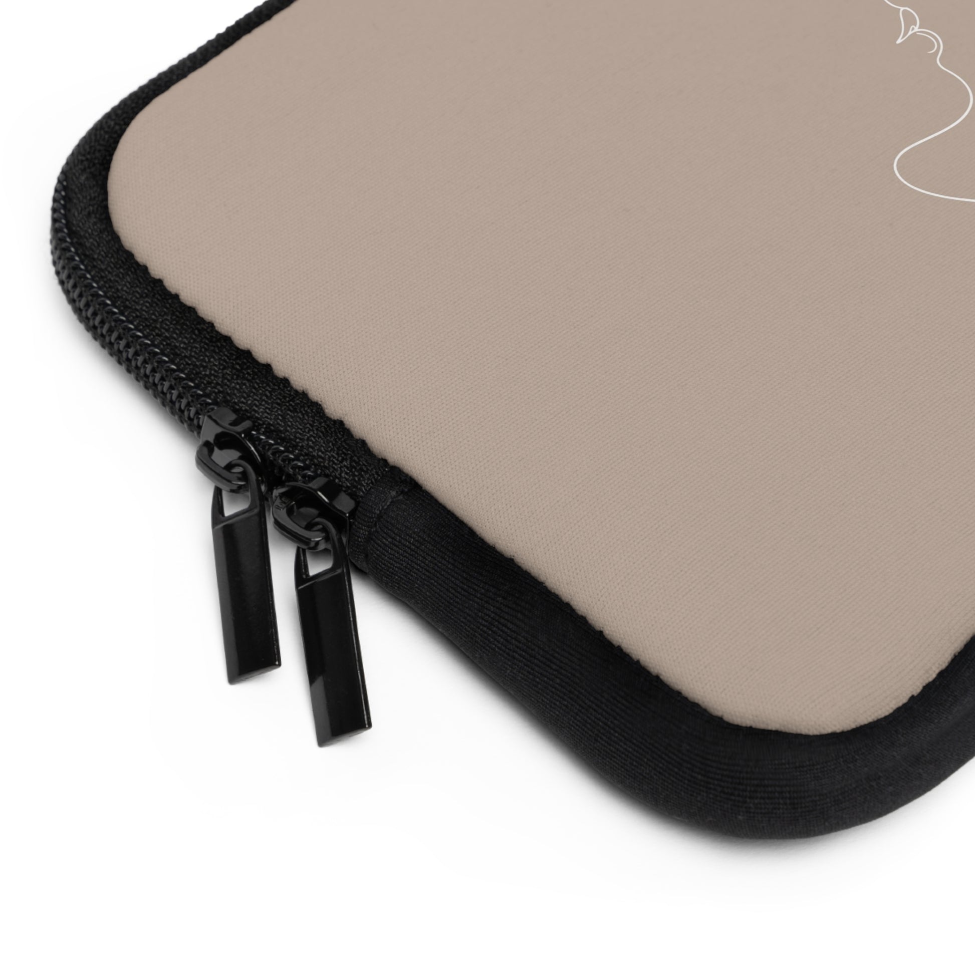Line Profile Laptop Sleeve by etchd, view 2