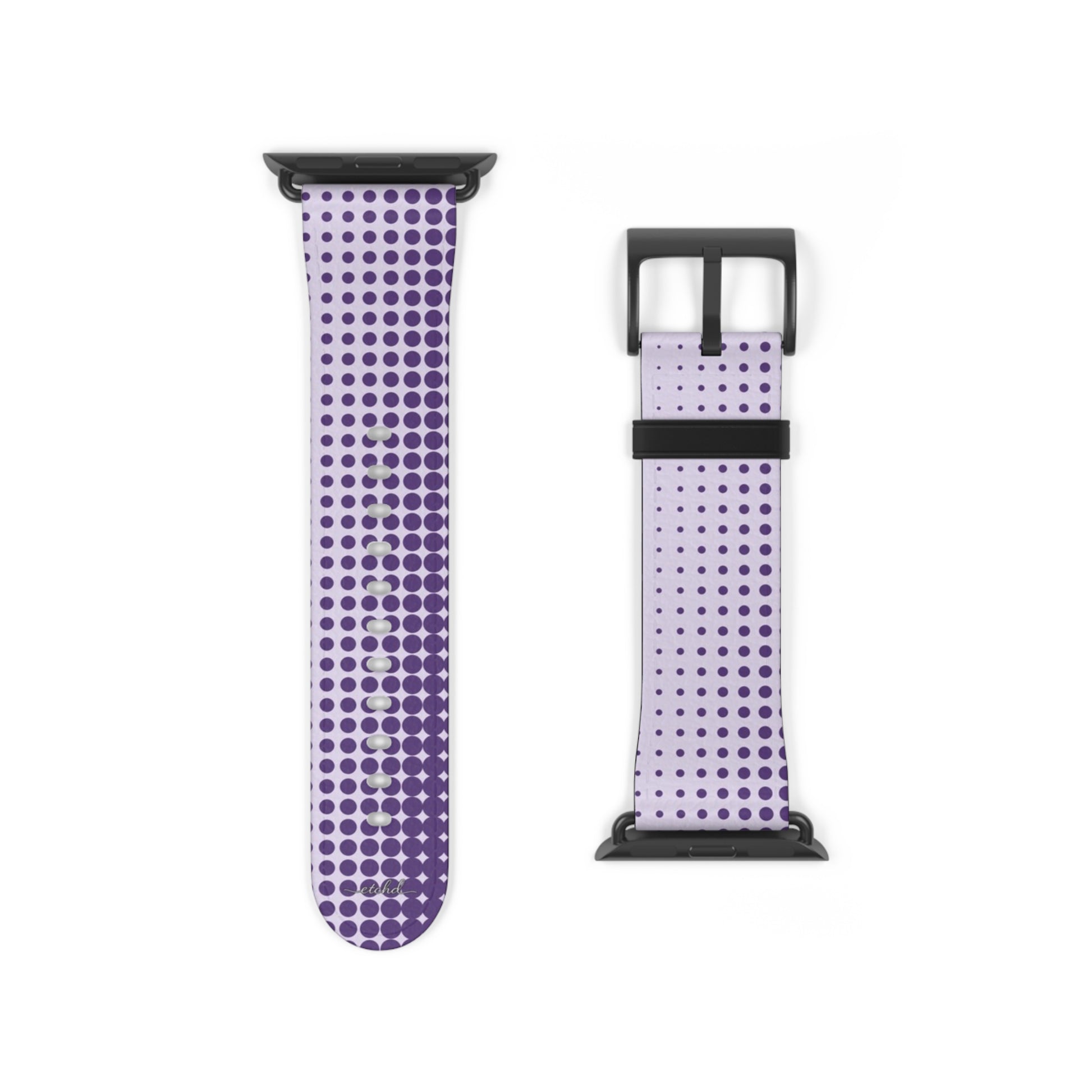 Grape Halftone Smartwatch Strap by etchd, view 9