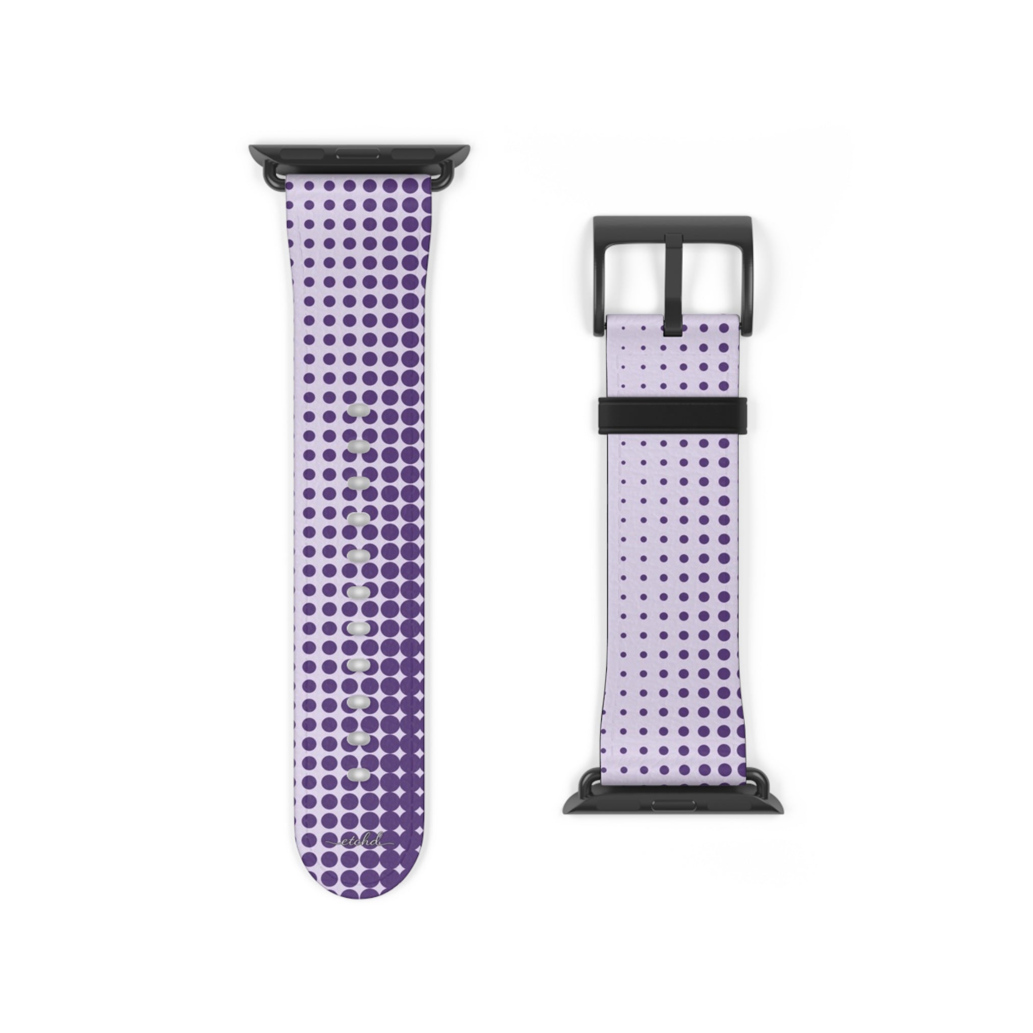 Grape Halftone Smartwatch Strap by etchd, view 9