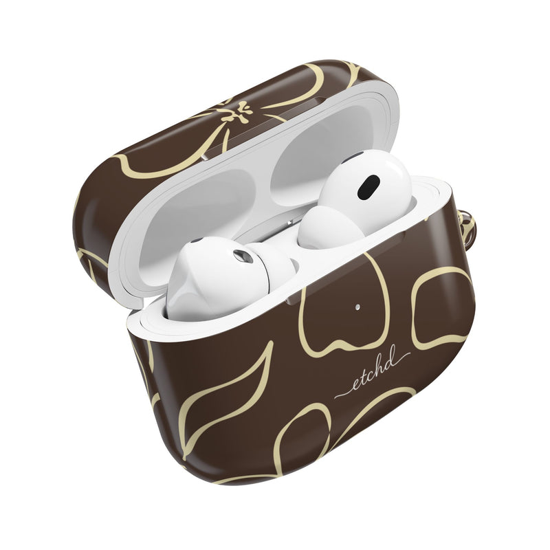 Butter & Brown Floral AirPod Case by etchd, view 9