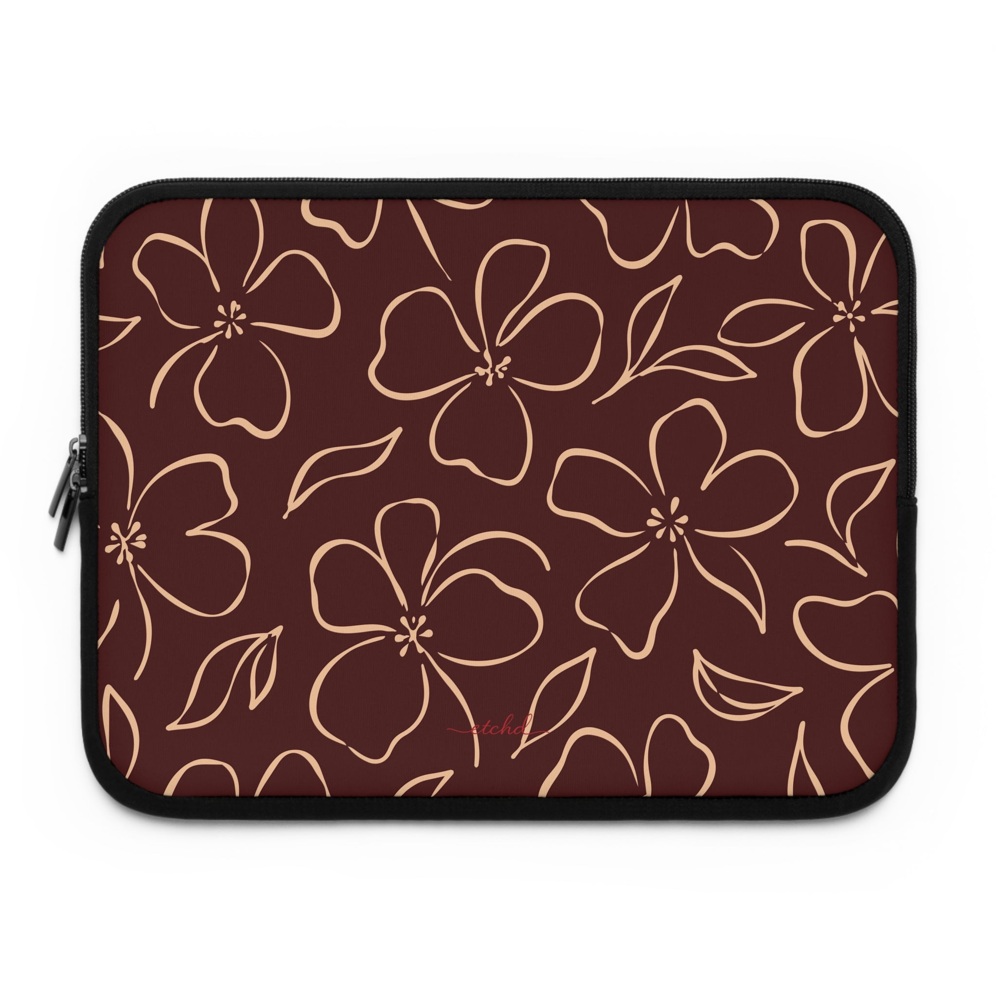 Cherry & Peach Floral Custodia per laptop di etchd