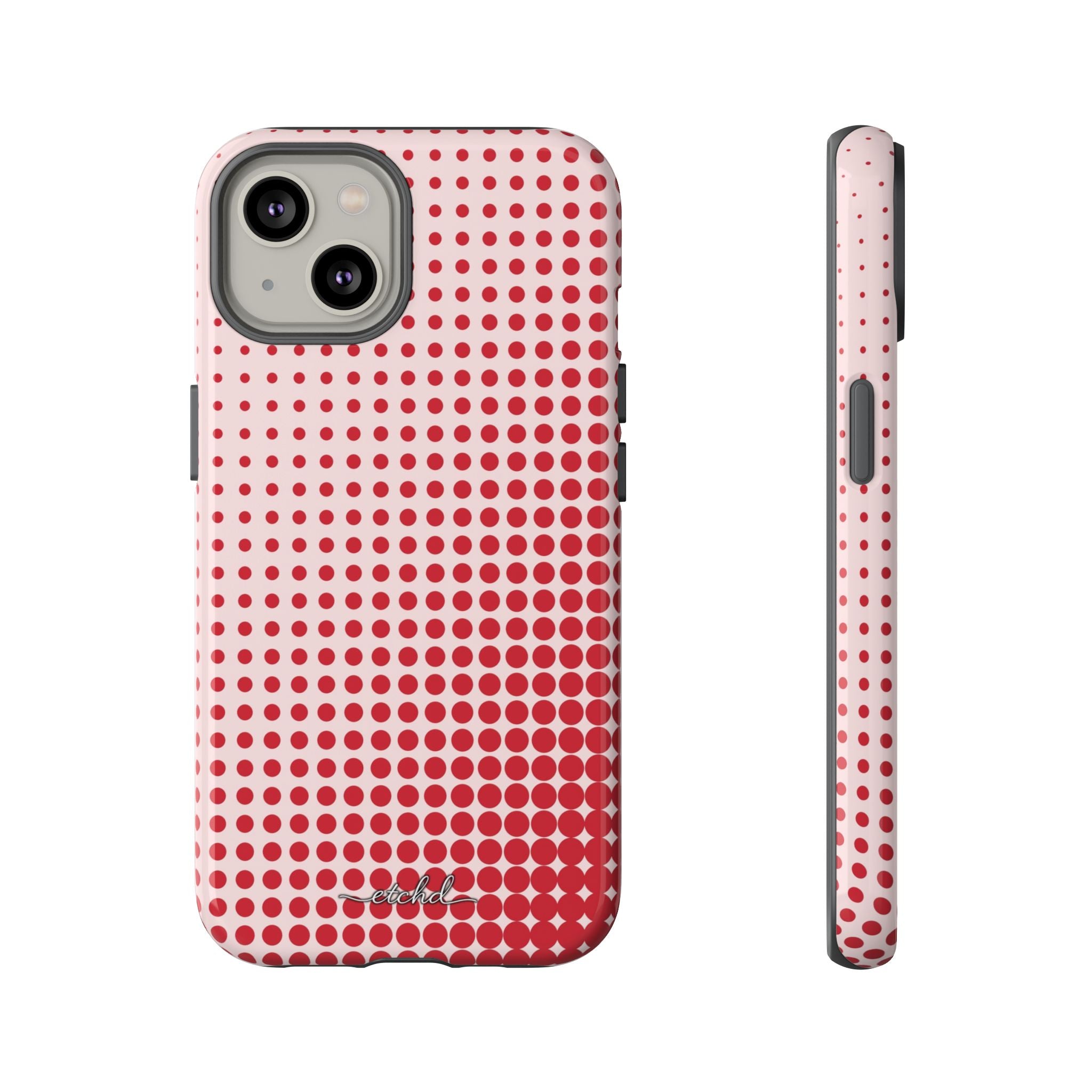 Cherry Halftone Phone Case by etchd, view 2