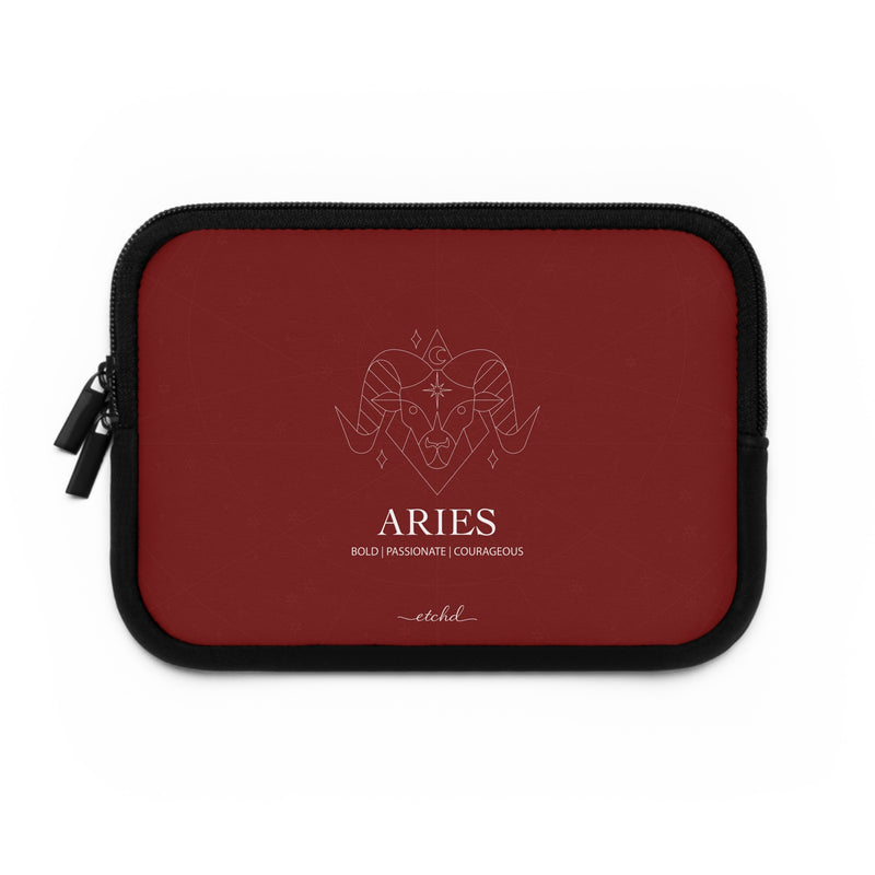 Aries Laptop Sleeve by etchd, view 2