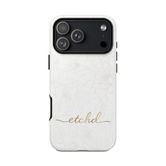 Etchd Signature White Phone Case by etchd, view 59