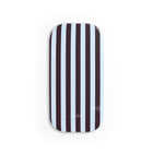Plum & Blue Striped Anello clip per telefono