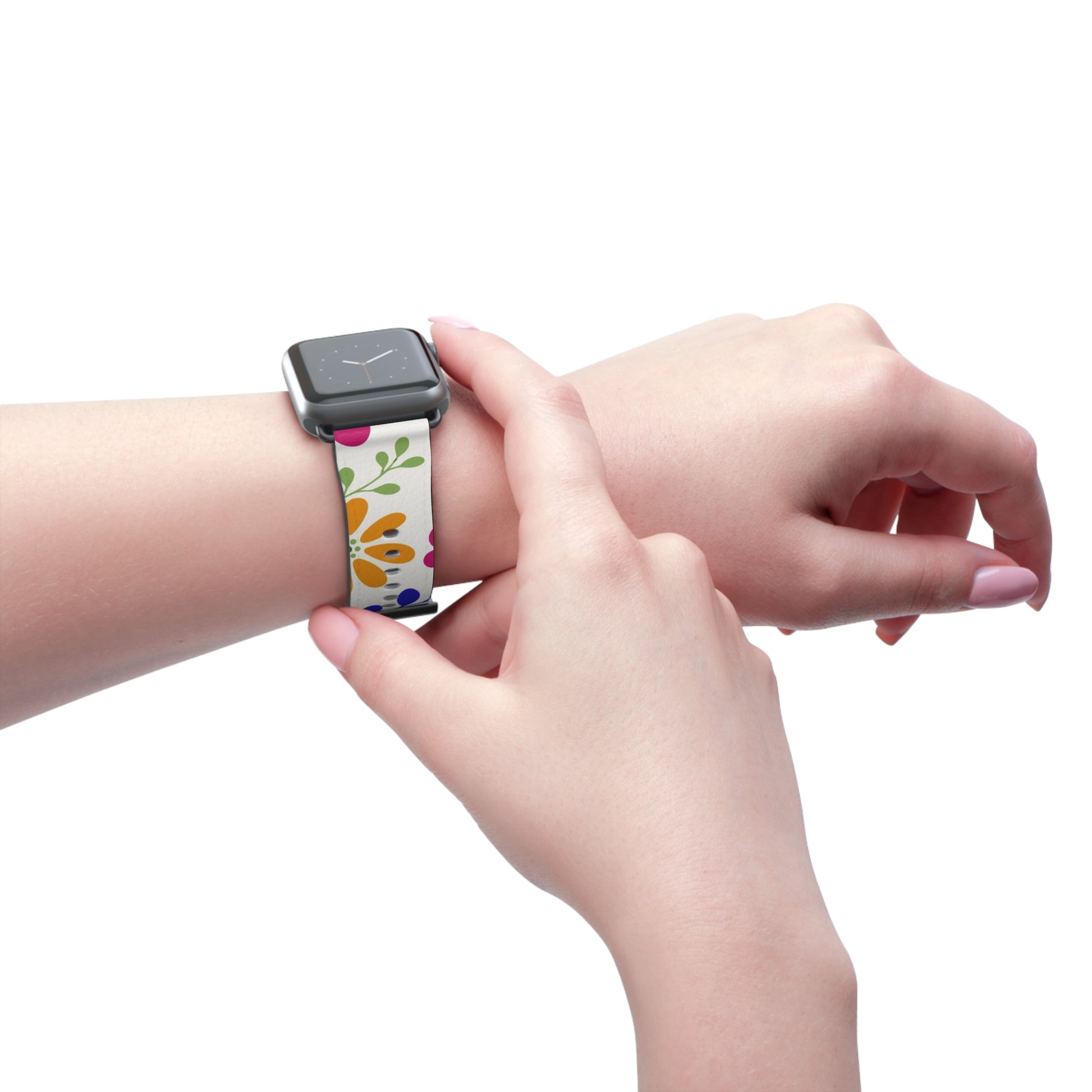 Funky Floral Smartwatch Strap by etchd, view 11