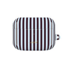 Plum & Blue Striped Custodia per AirPods