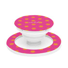 Orange & Pink Polka Dot Phone Grip And Stand
