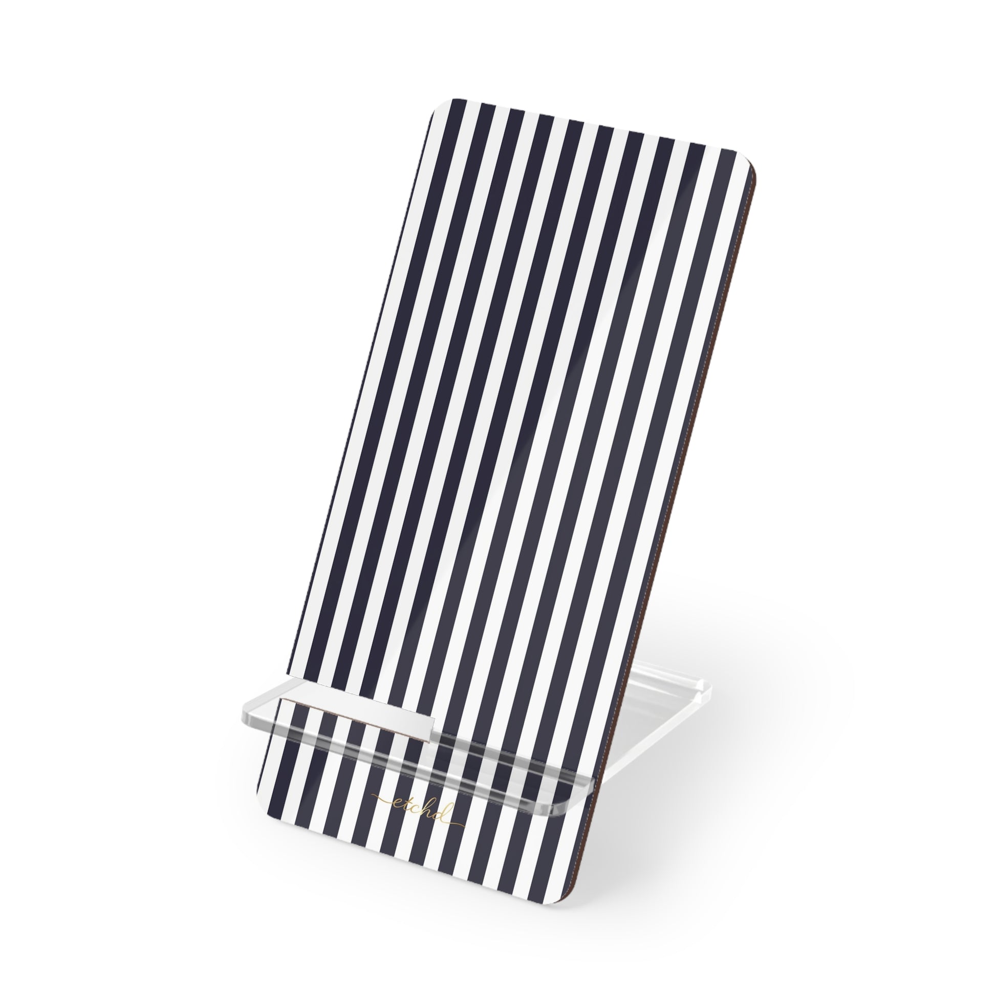 Navy And White Phone Stand by etchd
