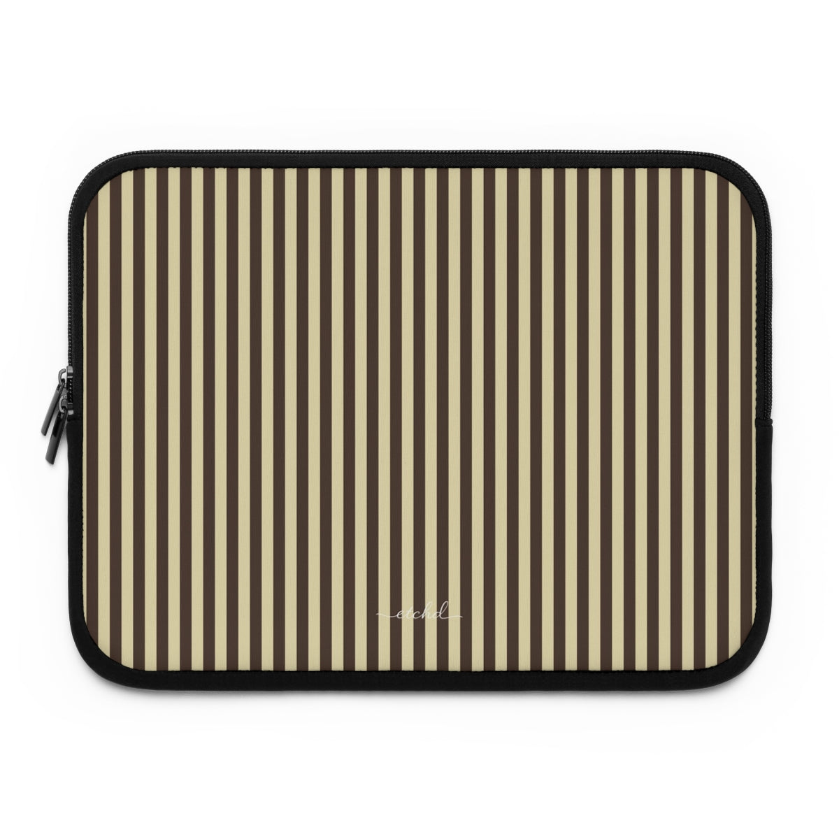 Butter & Brown Striped Custodia per laptop di etchd