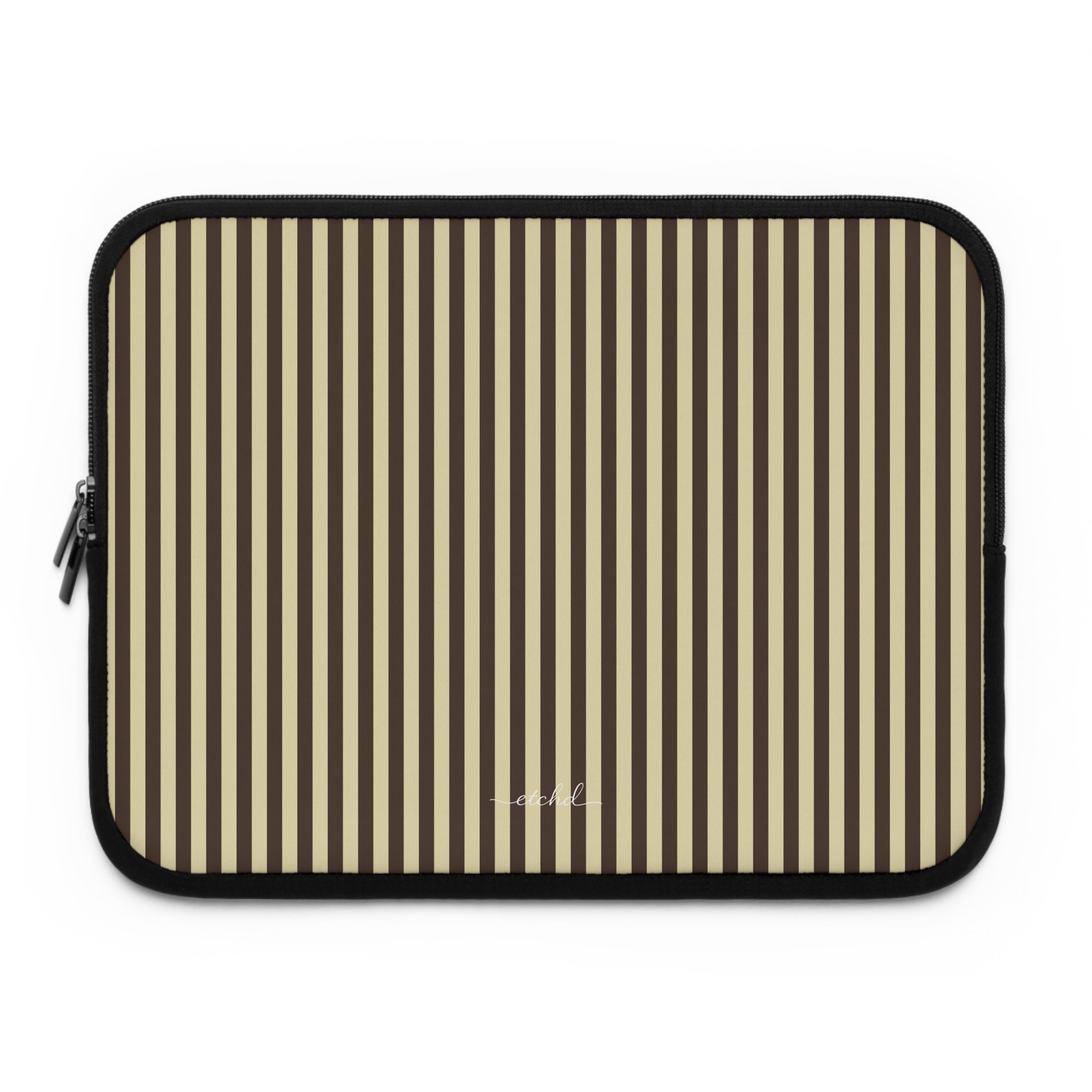 Butter Yellow And Brown Laptop Sleeve