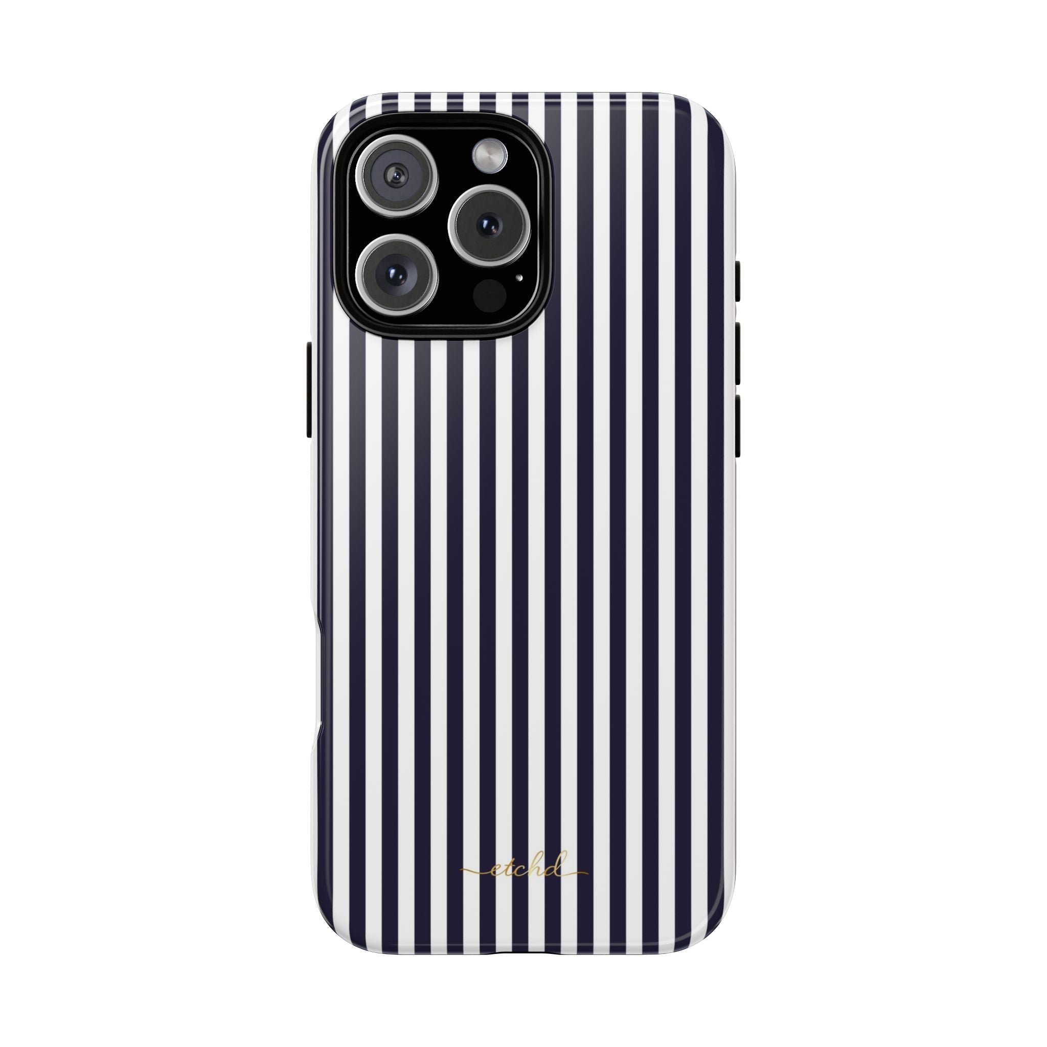 Navy And White Phone Case by etchd