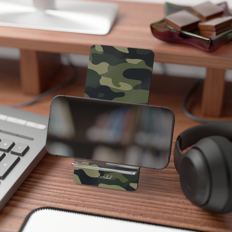 Green Camo Phone Stand-zoom-