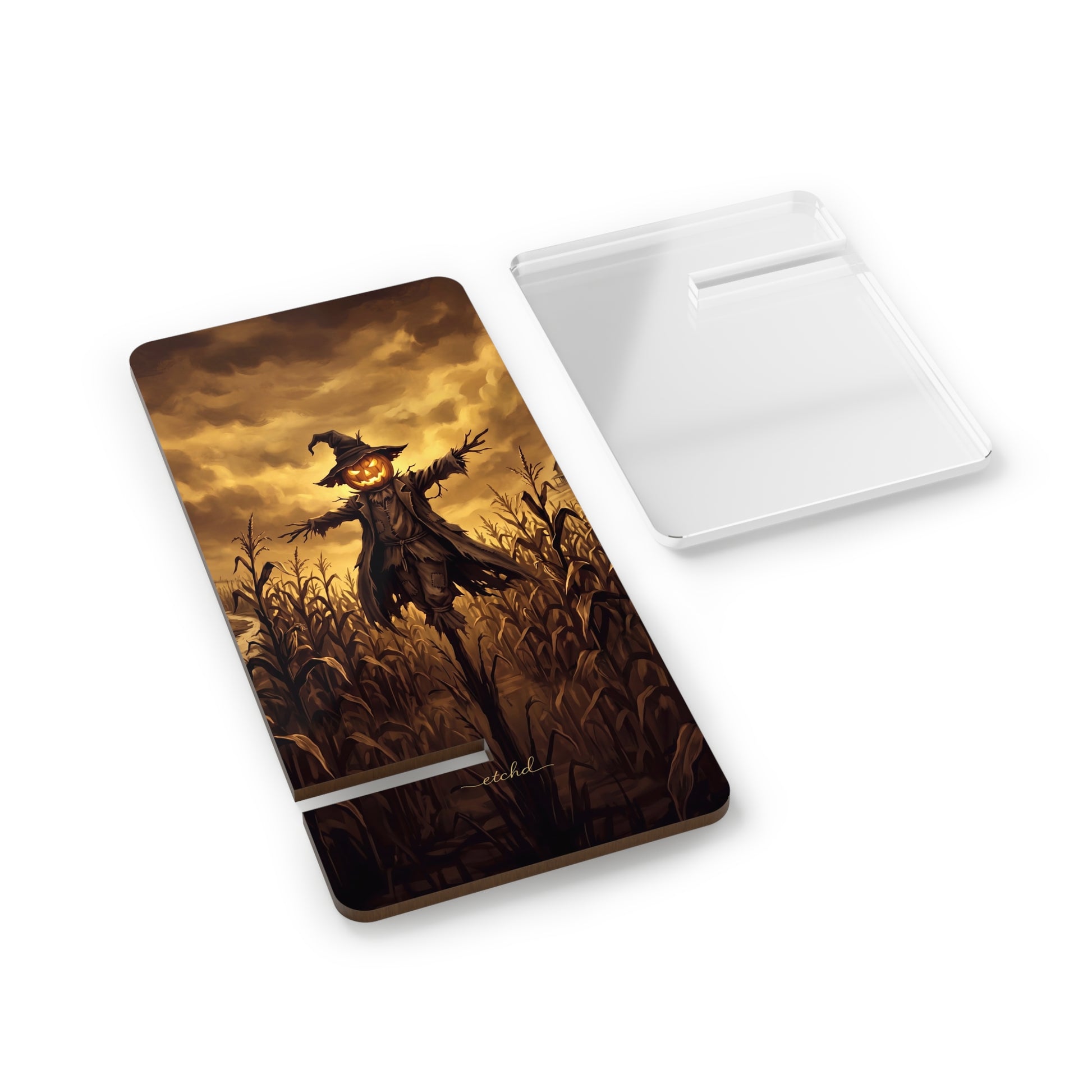 Scarecrow Night Phone Stand by etchd, view 2