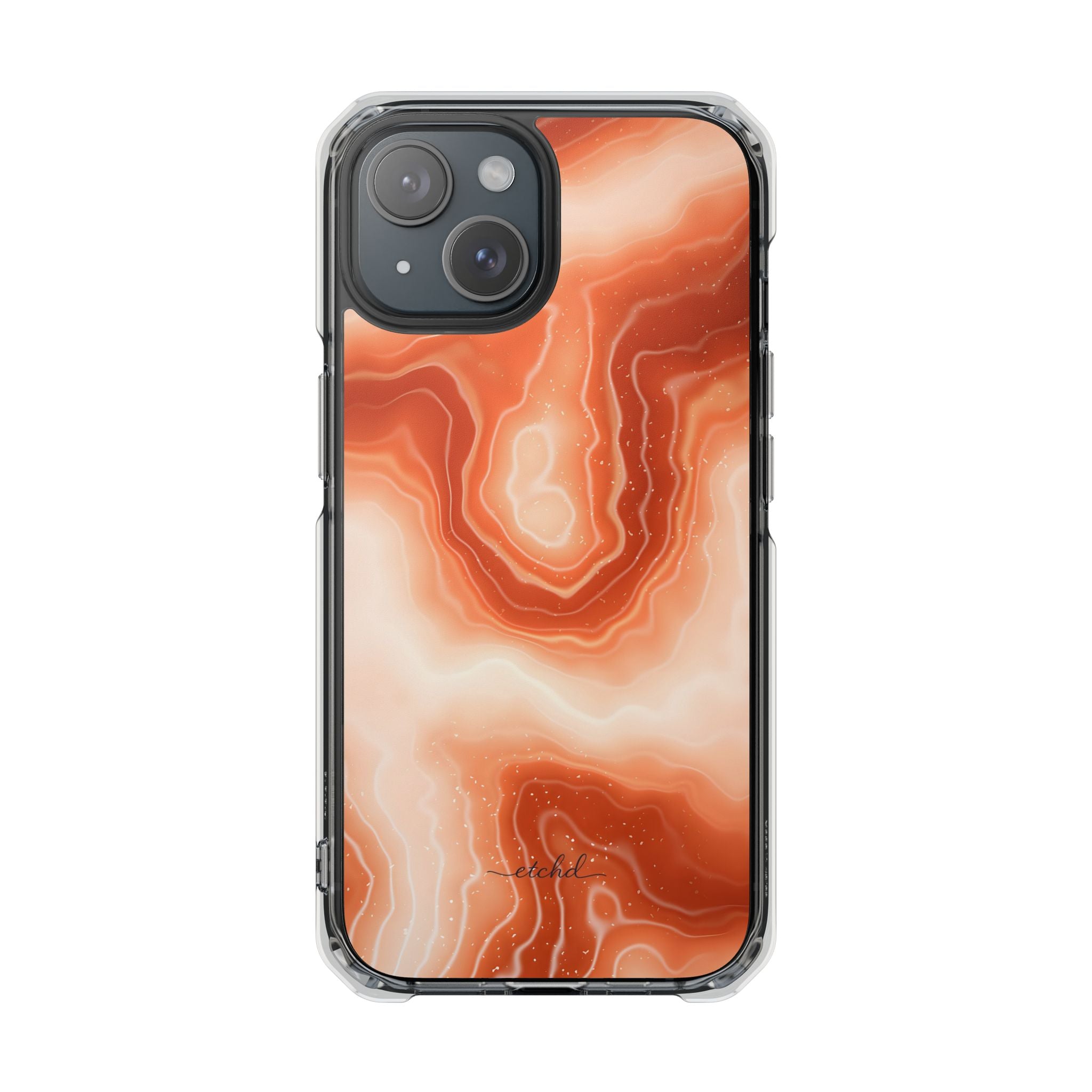 Coral Reef Clear Magnetic Phone Case by etchd, view 2