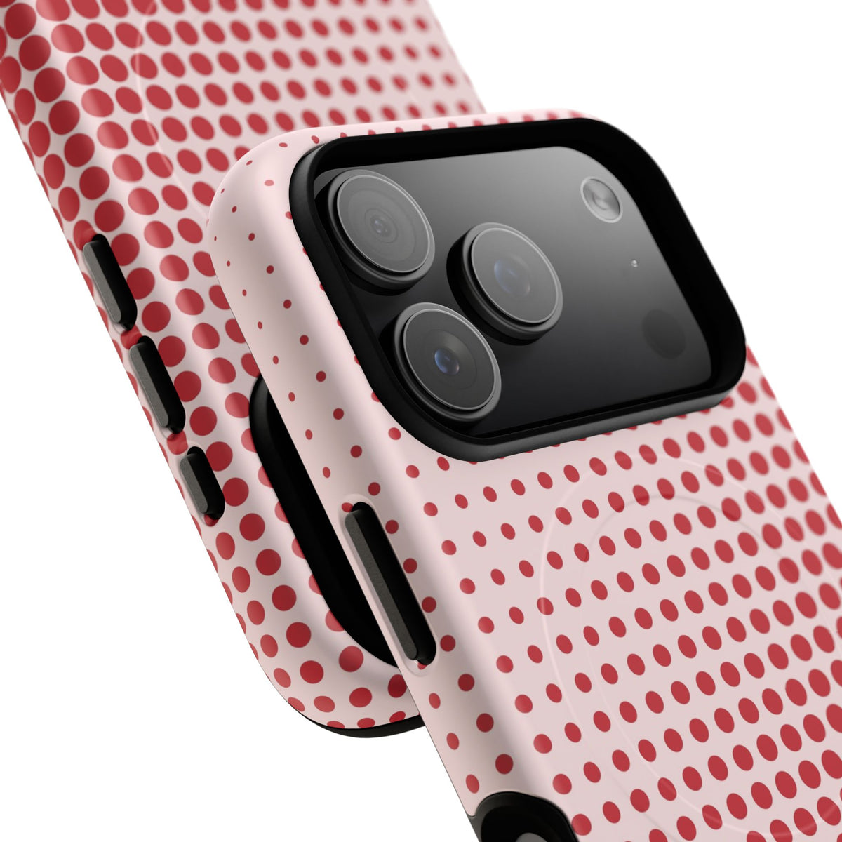 Cherry Halftone Magnetic Phone Case by etchd, view 100