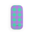 Hypermint & Lilac Gingham Anello clip per telefono
