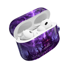 Violet Haunt AirPod Case by etchd, view 9