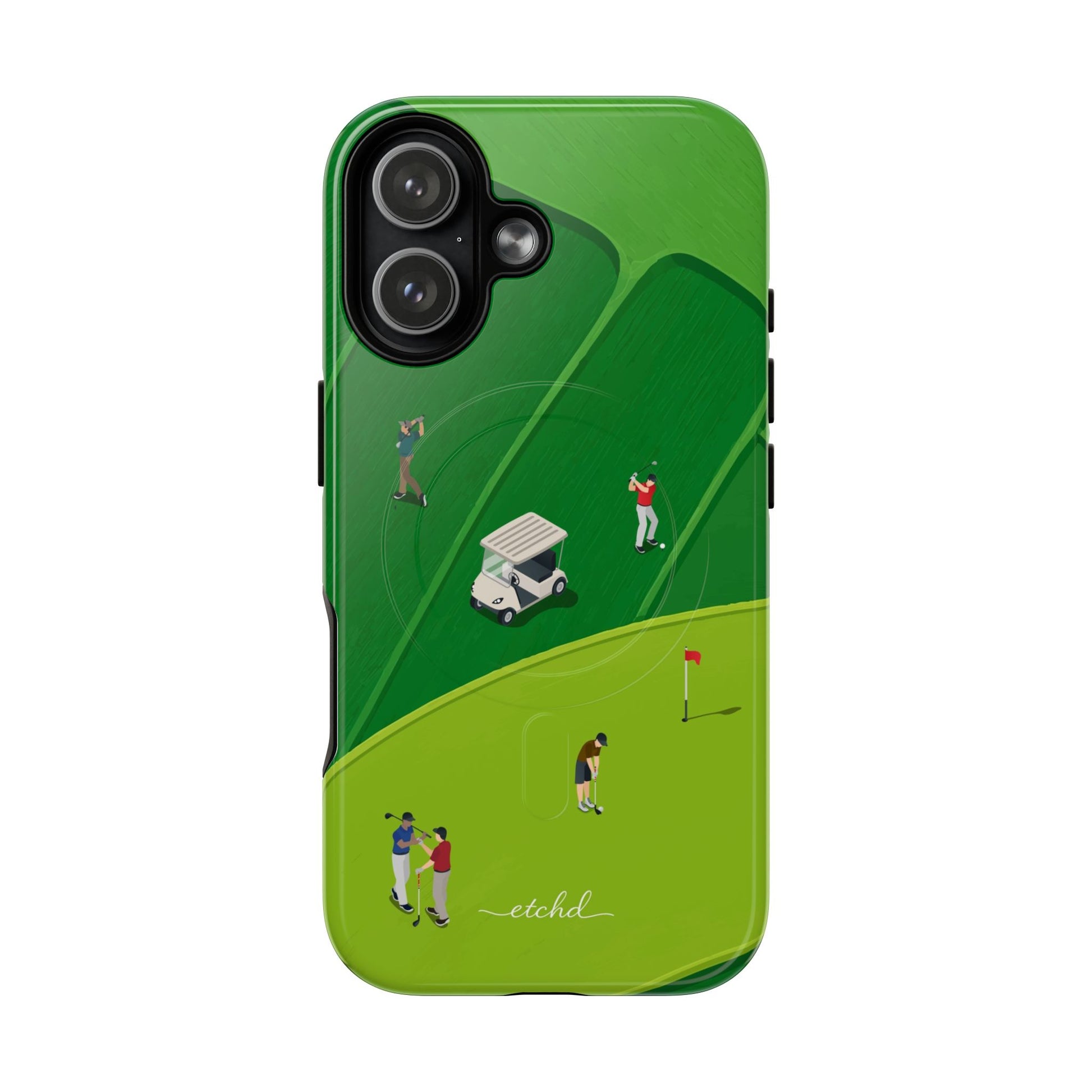 Golfers Magnetic Phone Case by etchd, view 25