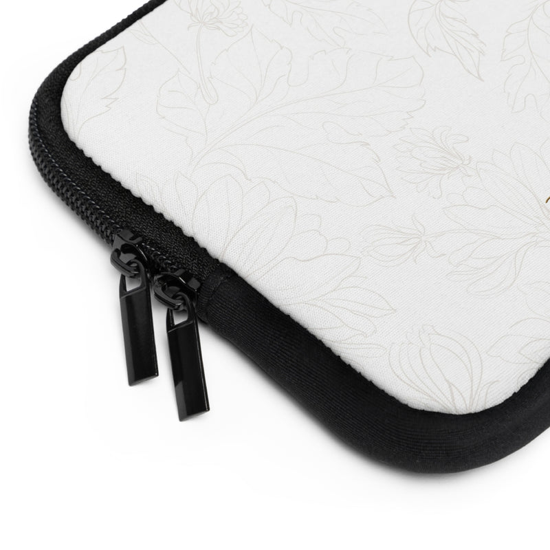 Etchd Signature White Laptophülle-zoom-