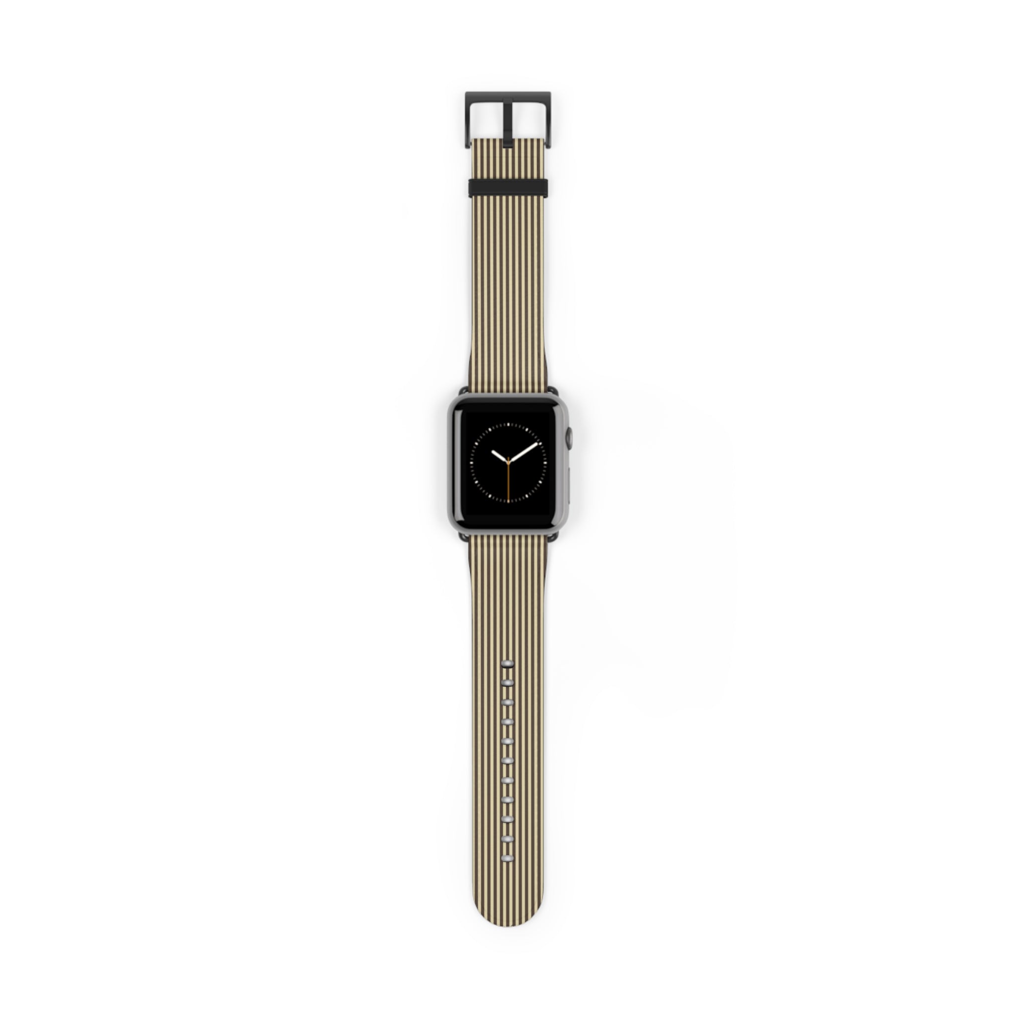 Butter Yellow And Brown Smartwatch Strap by etchd, view 2