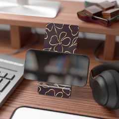 Plum & Butter Floral Phone Stand by etchd, view 4