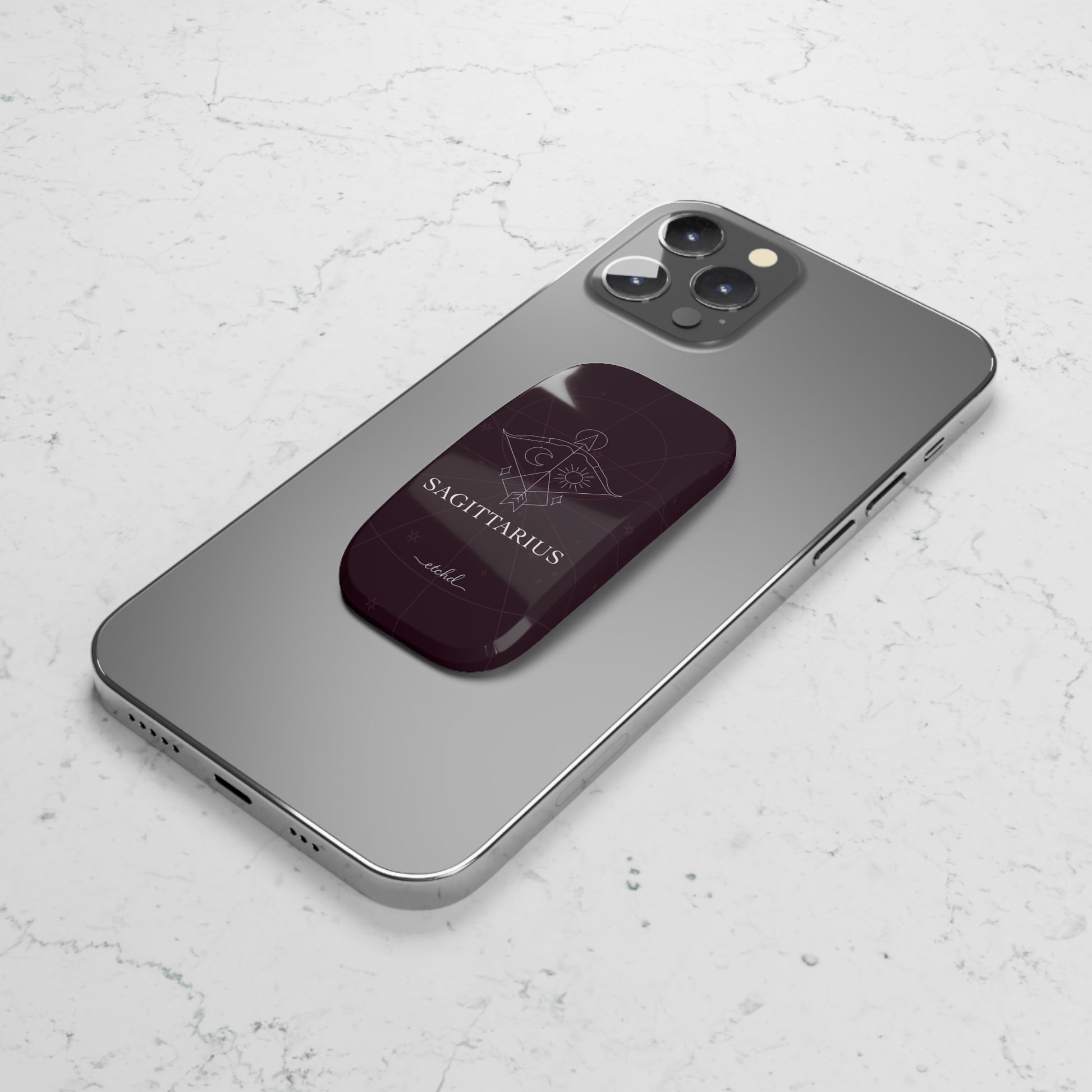 Sagittarius Click-On Phone Grip by etchd, view 4