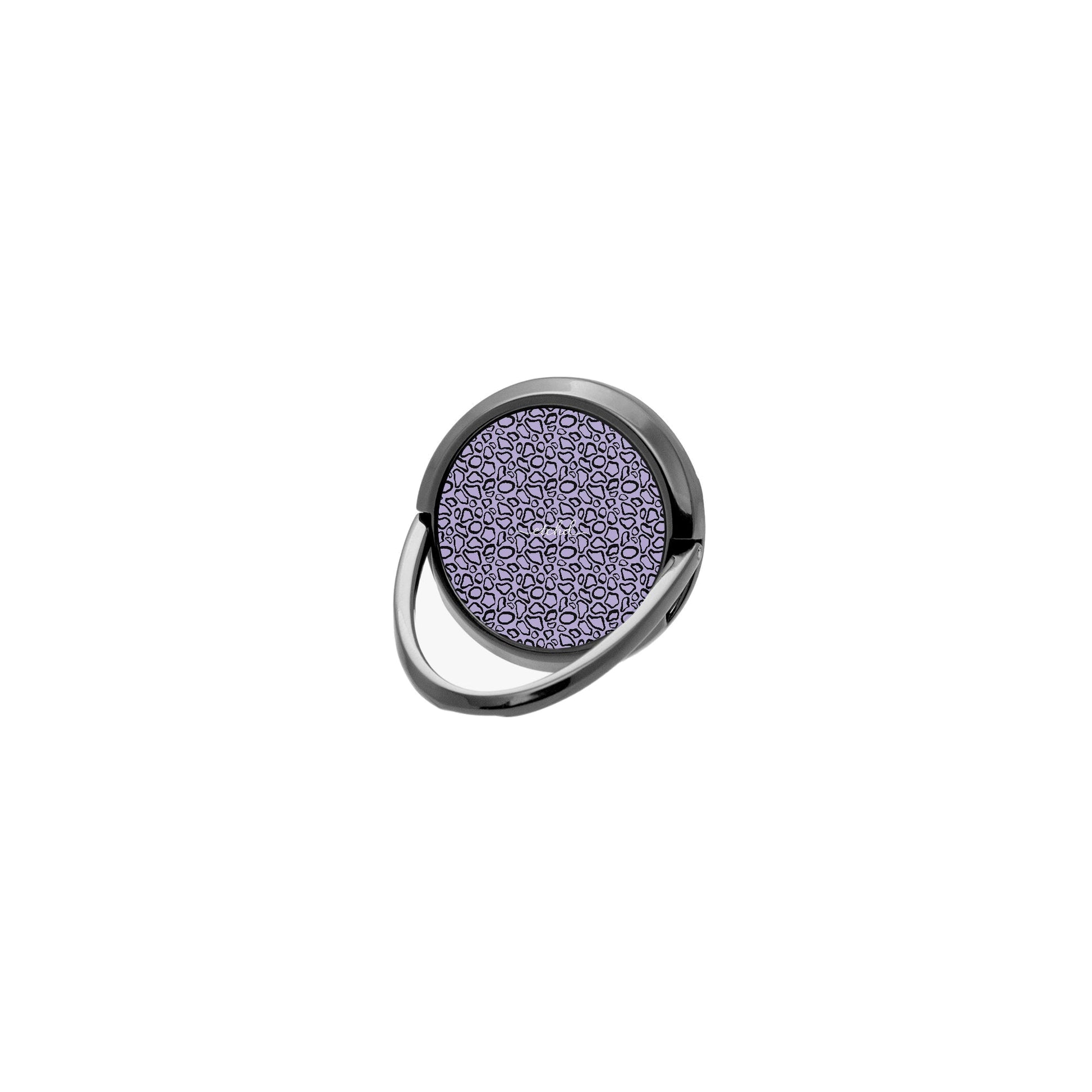 Abstract Print Lavender Phone Ring Holder by etchd