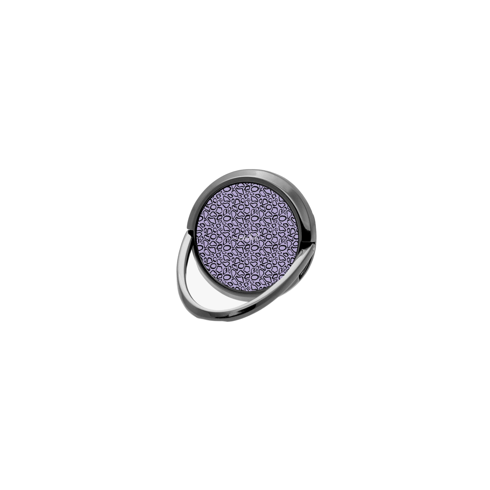 Abstract Print Lavender Phone Ring Holder by etchd