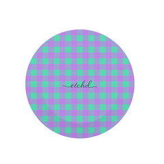 Hypermint & Lilac Gingham Anello e supporto per telefono di etchd, vista 2