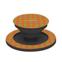 Persimmon & Wasabi Gingham Phone Grip And Stand by etchd, view 6