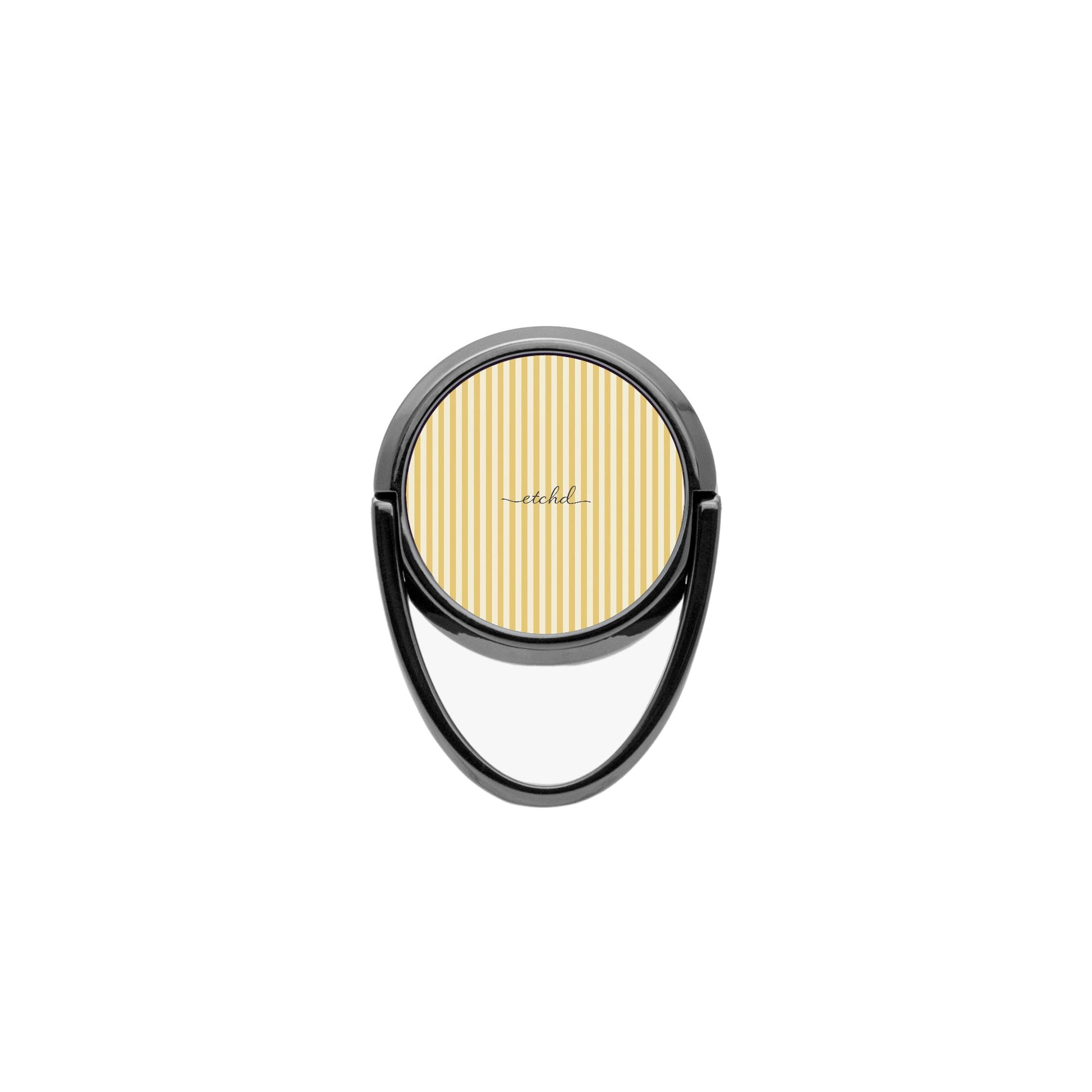 Butter & Cream Striped Phone Ring Holder by etchd, view 4