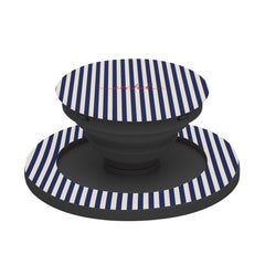 Navy & Cream Striped Phone Grip And Stand by etchd, view 6