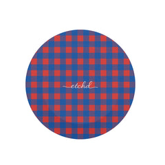 Cobalt & Poppy Gingham Anello e supporto per telefono di etchd, vista 2
