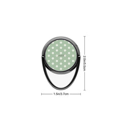 Cream & Sage Polka Dot Phone Ring Holder by etchd, view 3