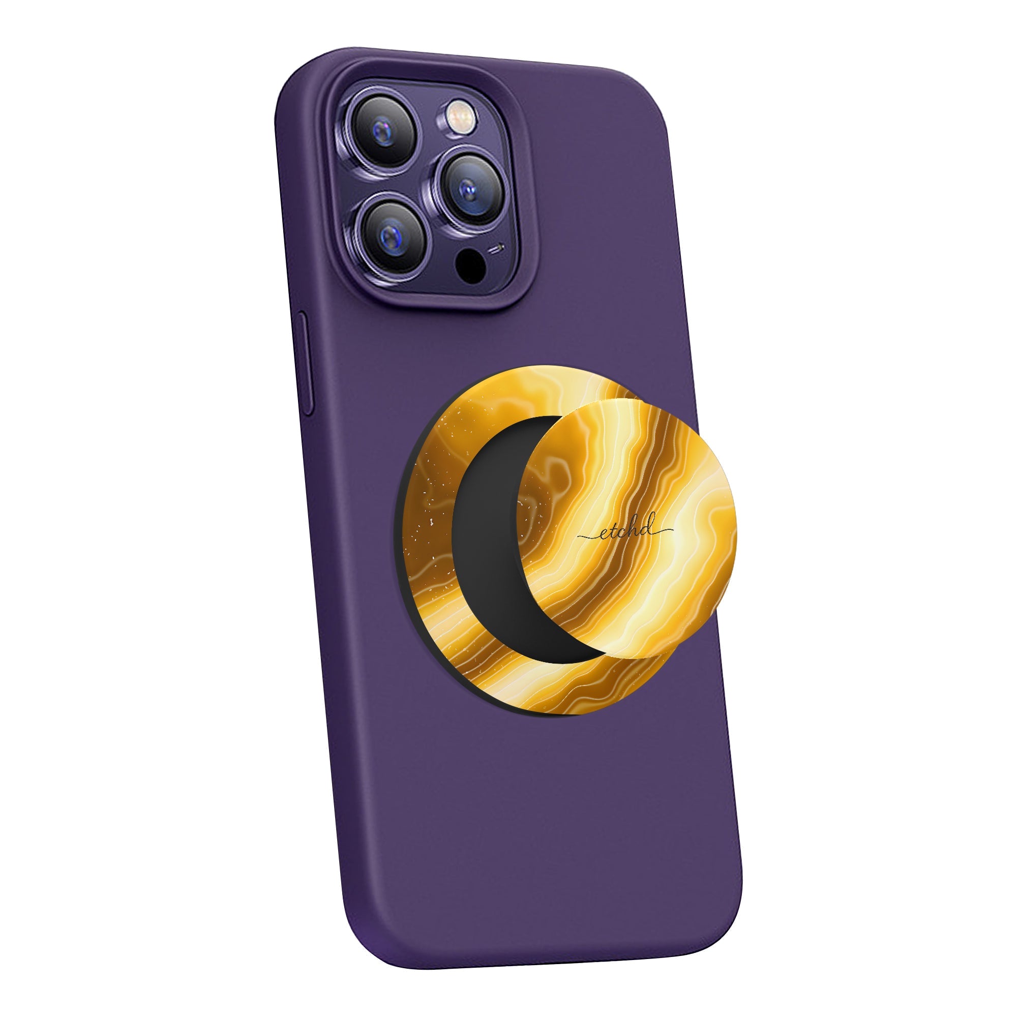 Citrine Phone Grip And Stand by etchd, view 4