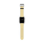 Butter & Cream Striped Diagonal Correa para smartwatch